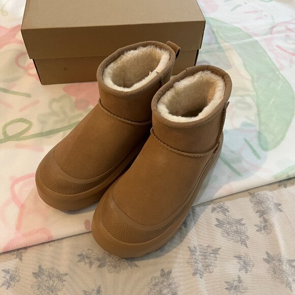 UGG Platform Snow Boots Classic Short Style - Picture 2 of 7